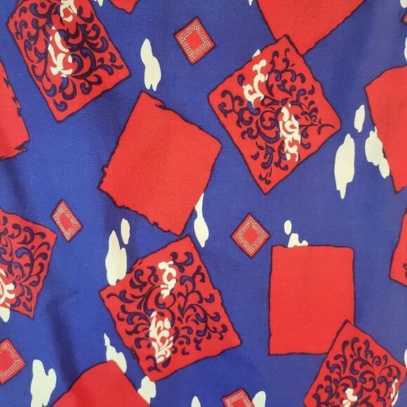 Vintage Handmade Cotton Wrap Front Mini Dress - Picture 9 of 15